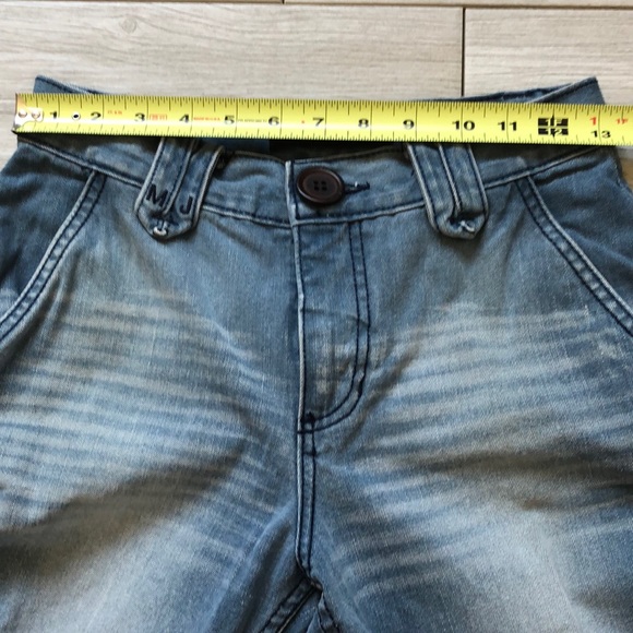 Marc Jacobs Distressed mid wash jeans zip fly wide - Picture 8 of 8